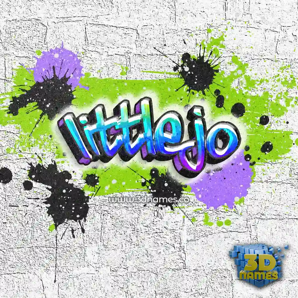littlejo in Graffiti Grunge style - 3D name wallpaper