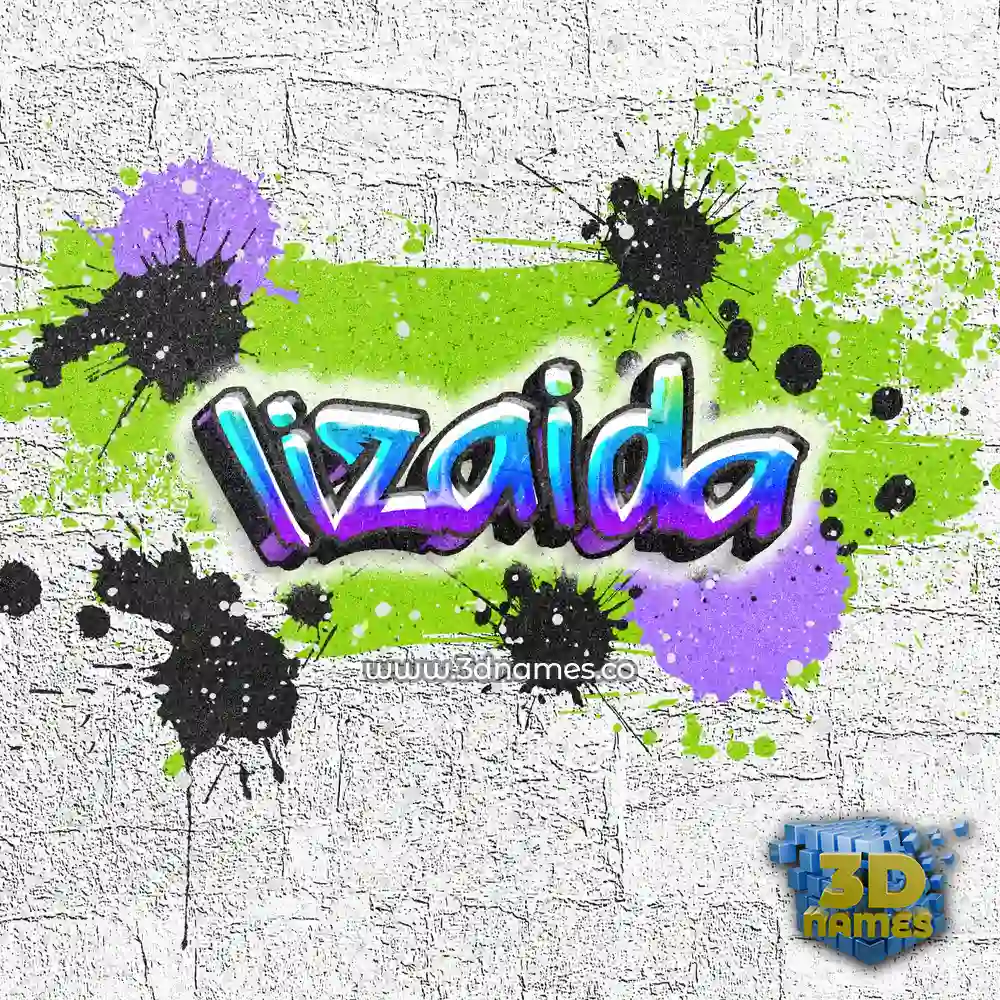 lizaida in Graffiti Grunge style - 3D name wallpaper