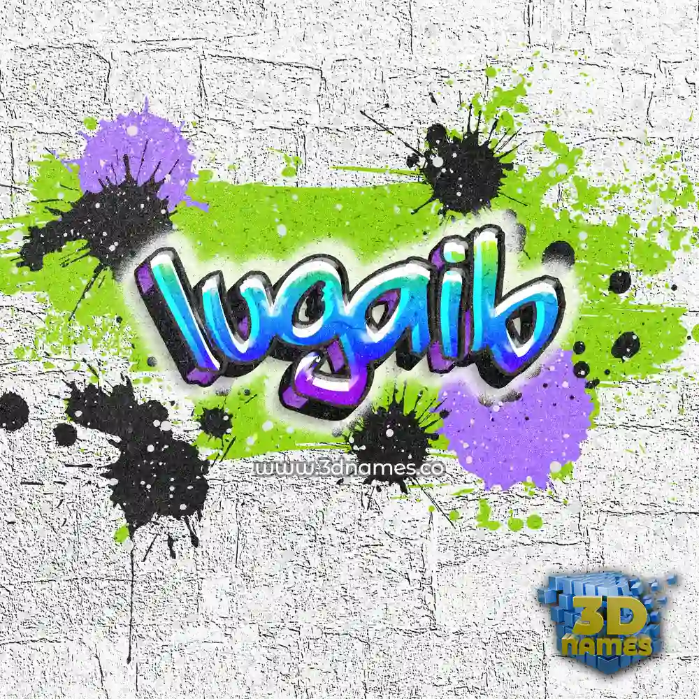 lugaib in Graffiti Grunge style - 3D name wallpaper