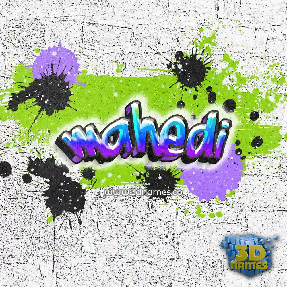mahedi in Graffiti Grunge style - 3D name wallpaper