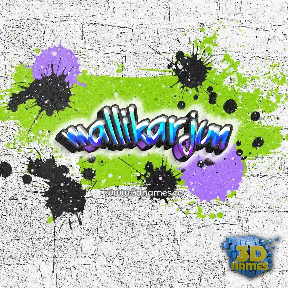 mallikarjun in Graffiti Grunge style - 3D name wallpaper