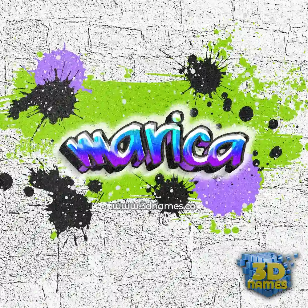 marica in Graffiti Grunge style - 3D name wallpaper