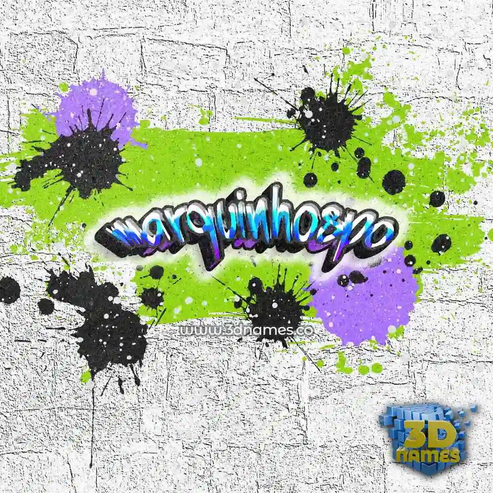 marquinhospo in Graffiti Grunge style - 3D name wallpaper