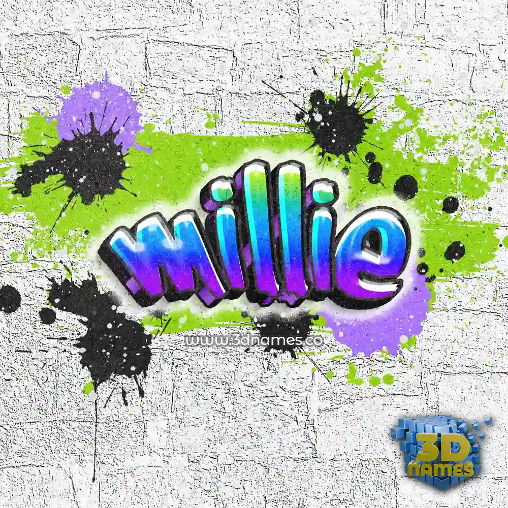 millie in Graffiti Grunge style - 3D name wallpaper