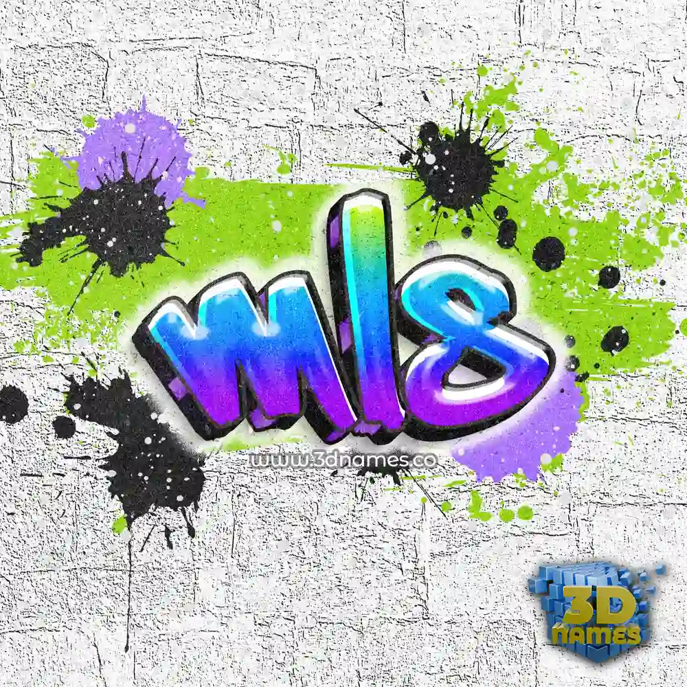 mls in Graffiti Grunge style - 3D name wallpaper