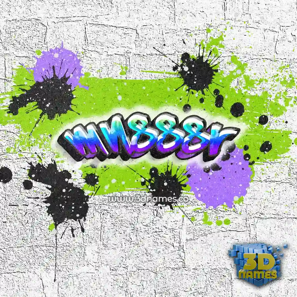 mnsssr in Graffiti Grunge style - 3D name wallpaper