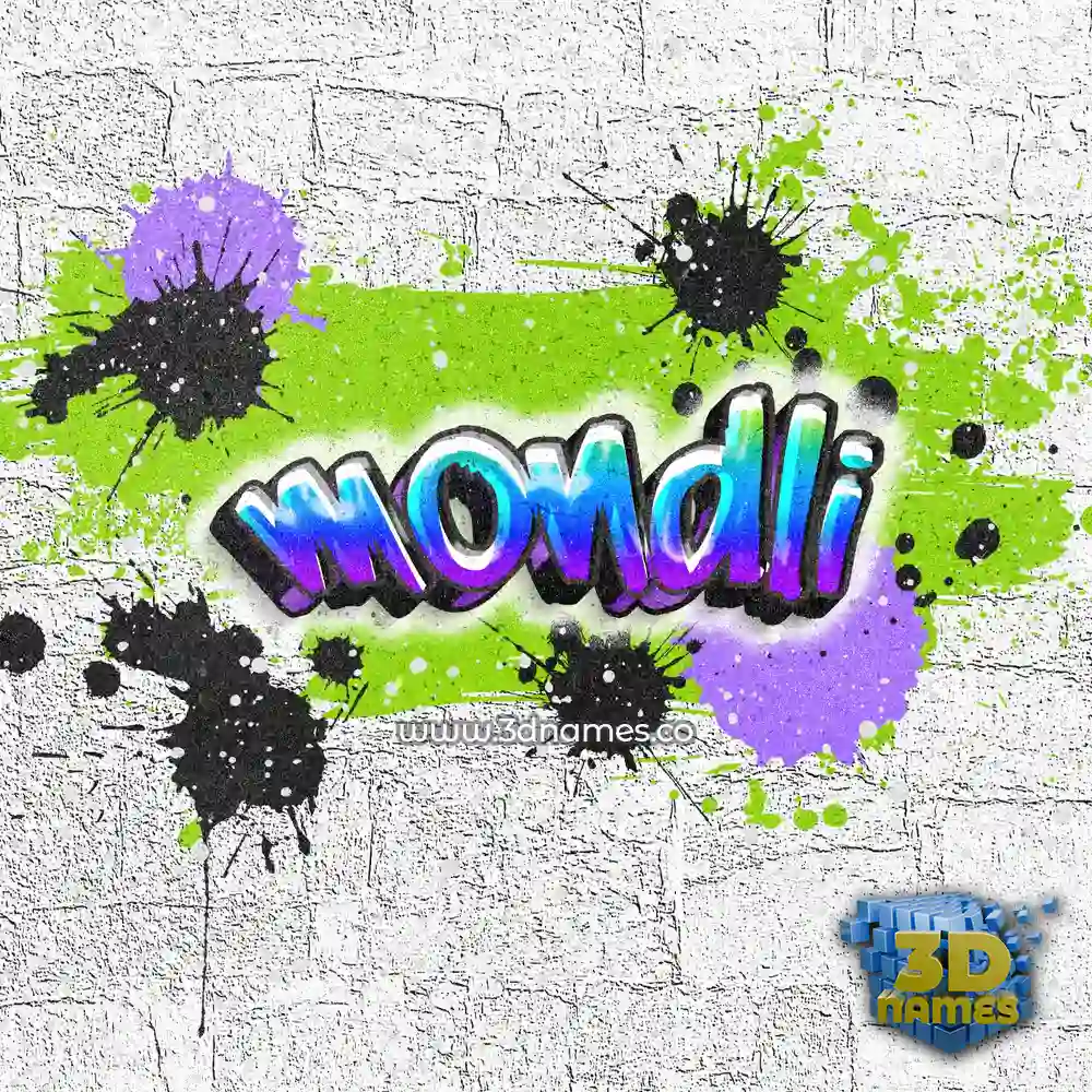 mondli in Graffiti Grunge style - 3D name wallpaper