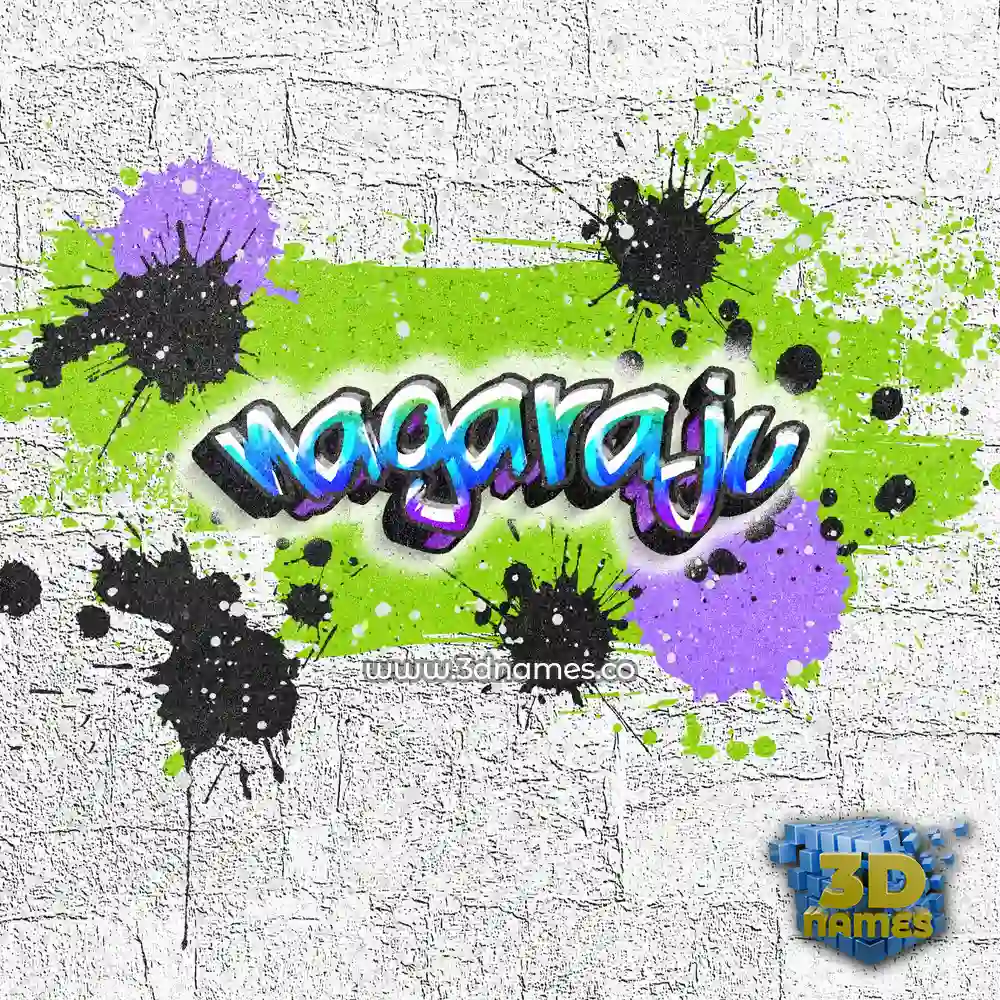 nagaraju in Graffiti Grunge style - 3D name wallpaper