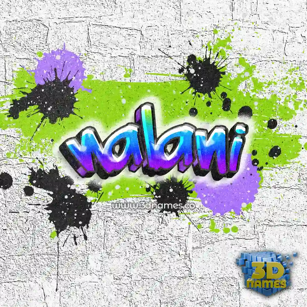 nalani in Graffiti Grunge style - 3D name wallpaper