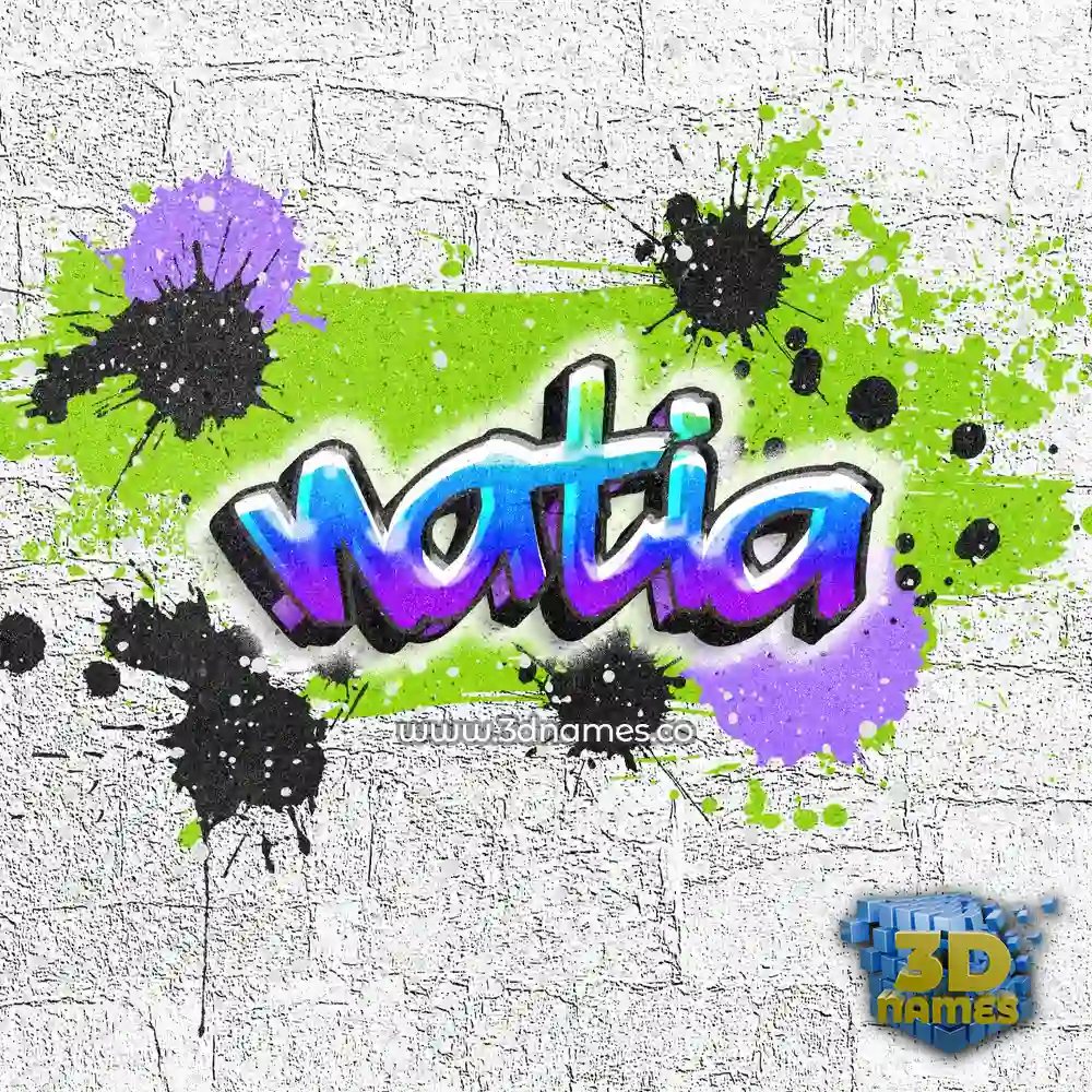 natia in Graffiti Grunge style - 3D name wallpaper