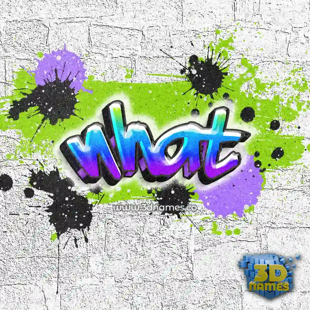 nhat in Graffiti Grunge style - 3D name wallpaper