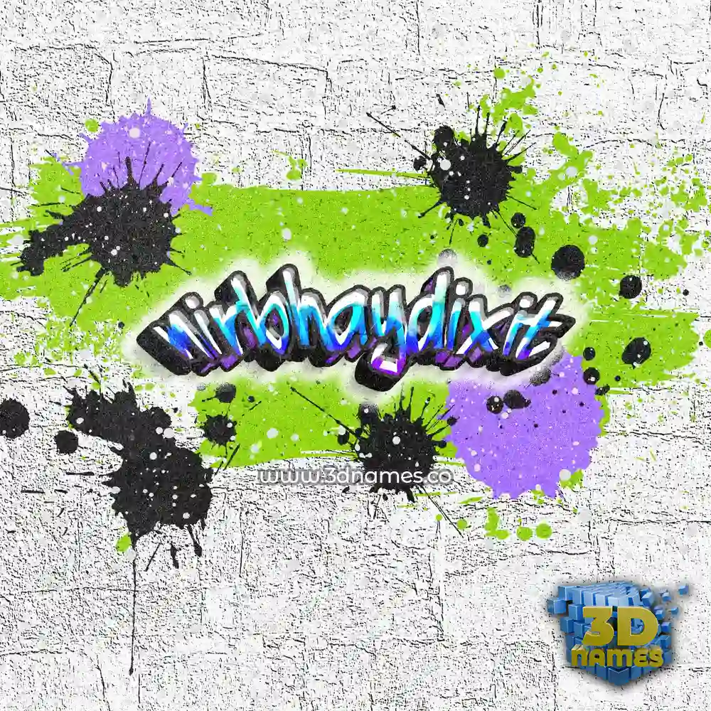nirbhaydixit in Graffiti Grunge style - 3D name wallpaper