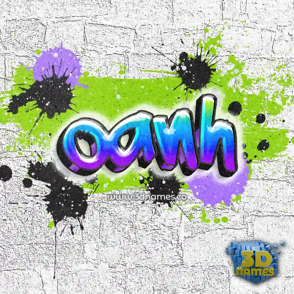 oanh in Graffiti Grunge style - 3D name wallpaper