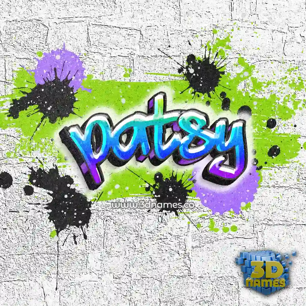 patsy in Graffiti Grunge style - 3D name wallpaper