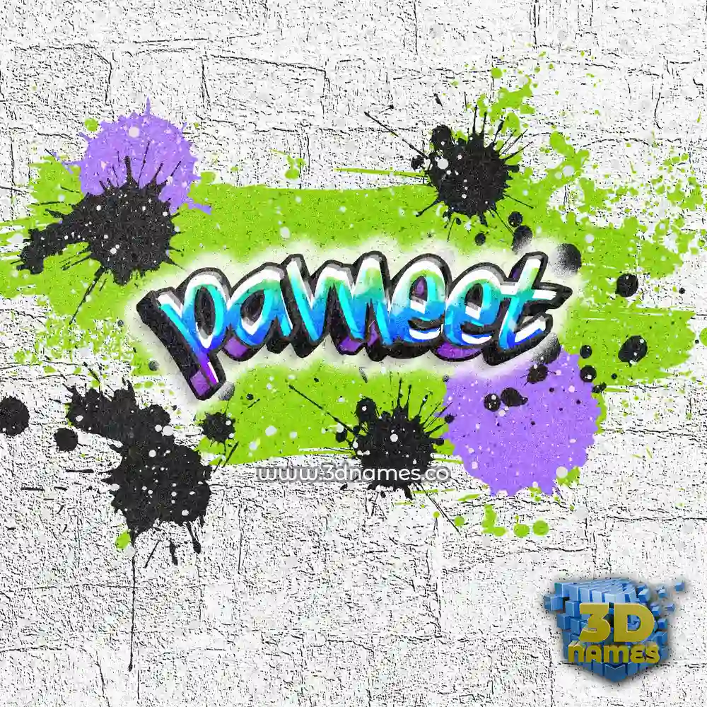 pavneet in Graffiti Grunge style - 3D name wallpaper