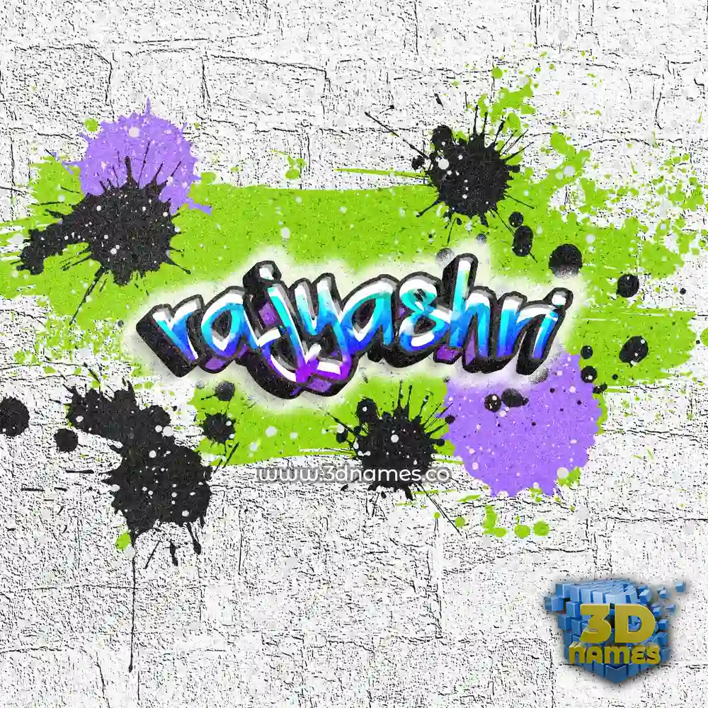 rajyashri in Graffiti Grunge style - 3D name wallpaper
