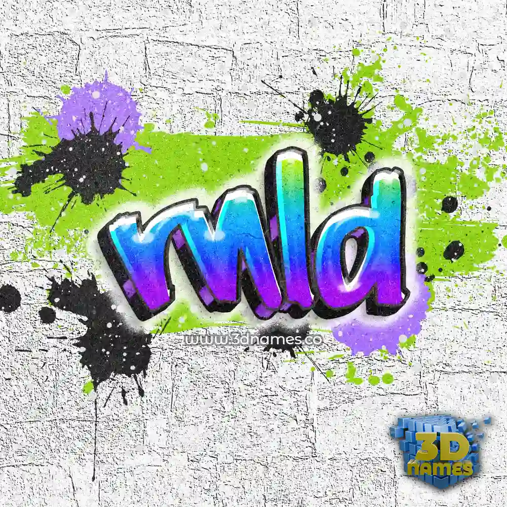 rnld in Graffiti Grunge style - 3D name wallpaper