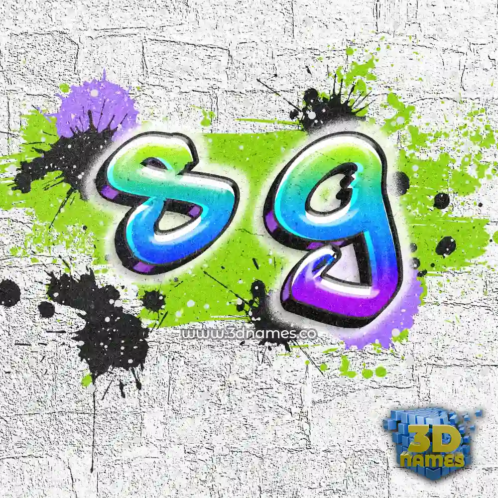 s g in Graffiti Grunge style - 3D name wallpaper
