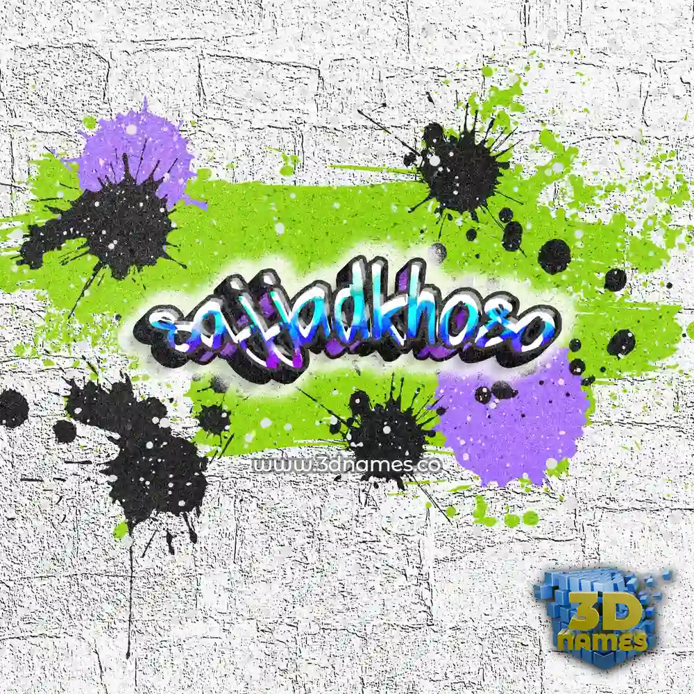 sajjadkhoso in Graffiti Grunge style - 3D name wallpaper