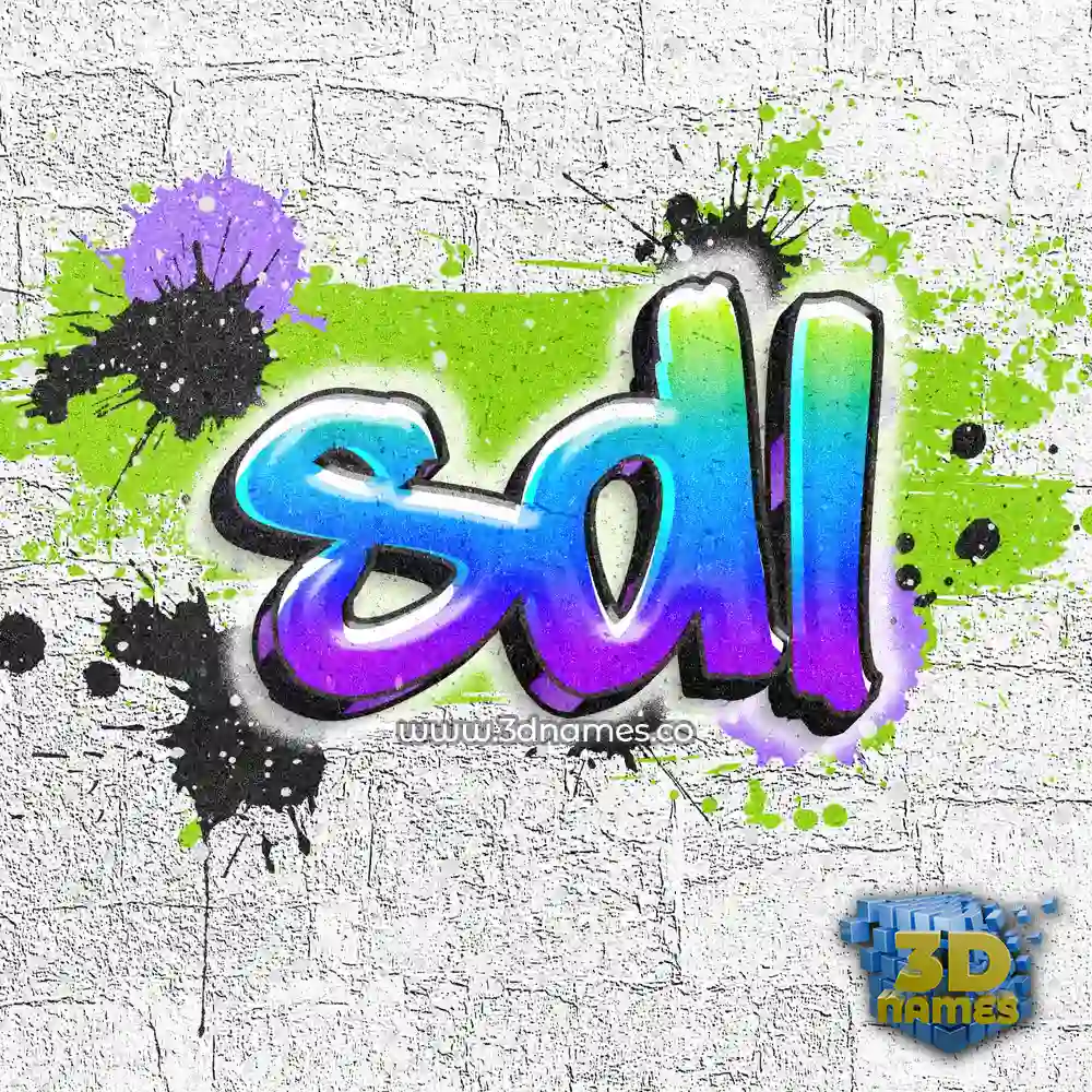 sdl in Graffiti Grunge style - 3D name wallpaper