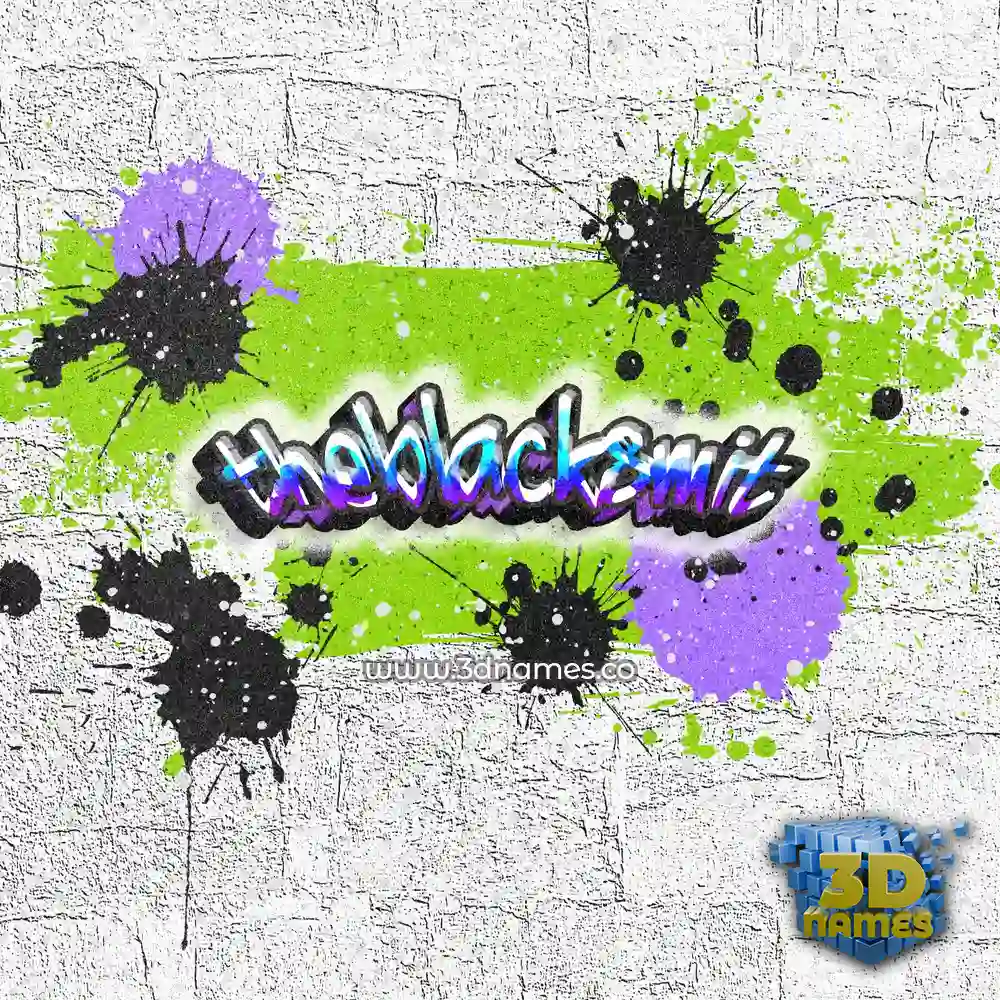 theblacksmit in Graffiti Grunge style - 3D name wallpaper