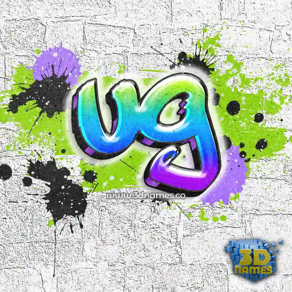 ug in Graffiti Grunge style - 3D name wallpaper