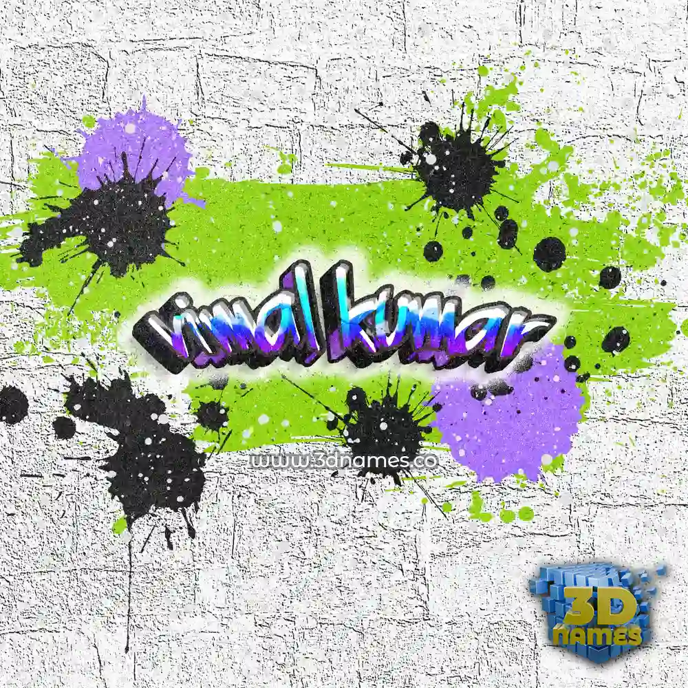 vimal kumar in Graffiti Grunge style - 3D name wallpaper