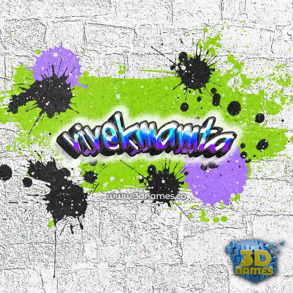vivekmamta in Graffiti Grunge style - 3D name wallpaper