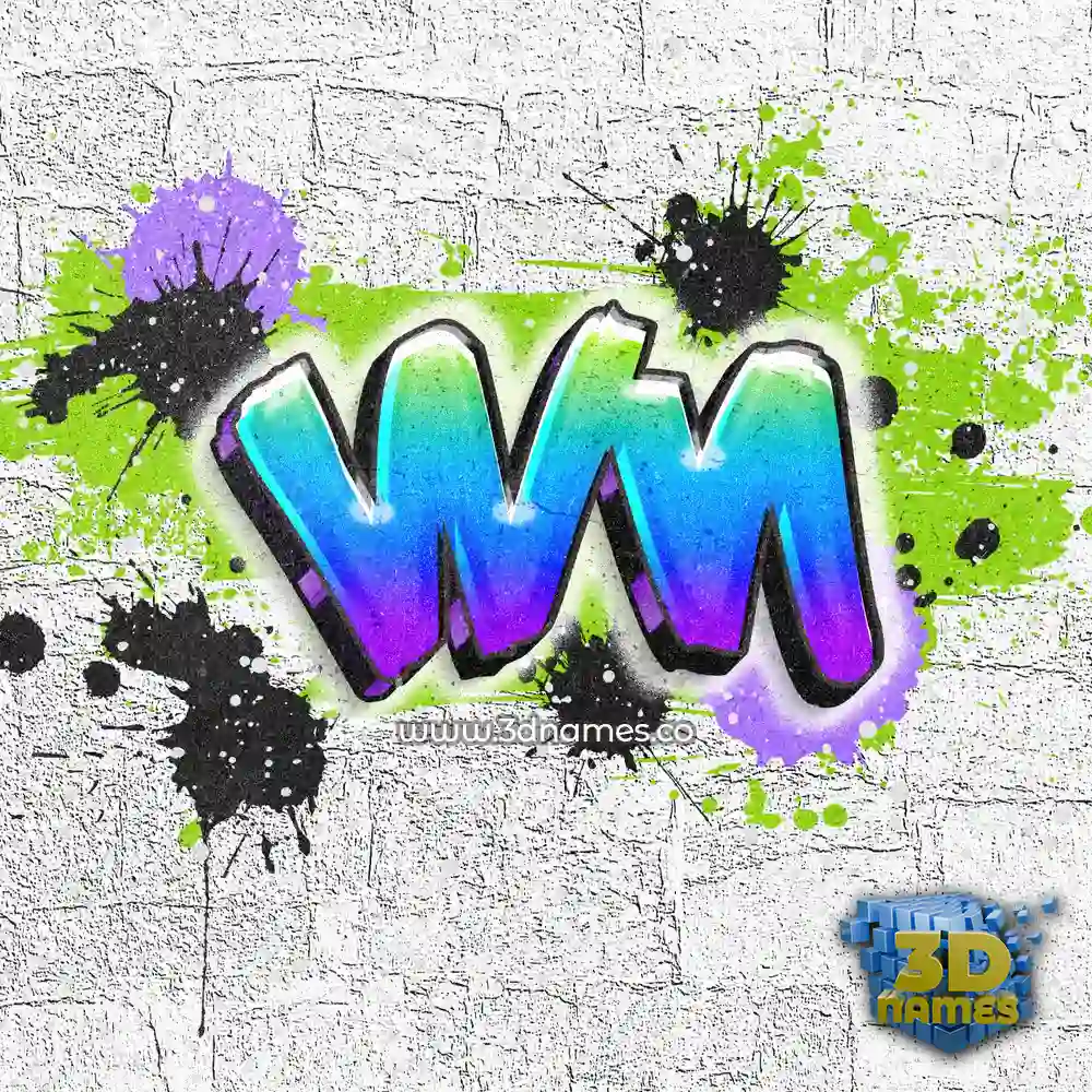 wn in Graffiti Grunge style - 3D name wallpaper
