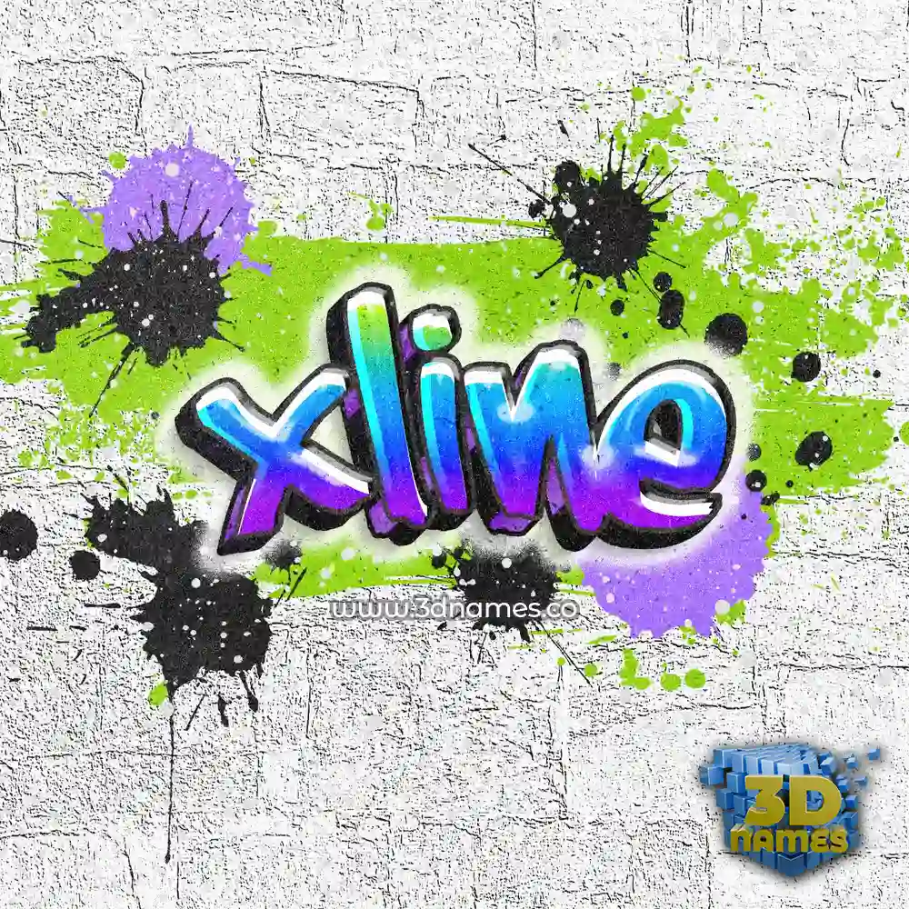 xline in Graffiti Grunge style - 3D name wallpaper