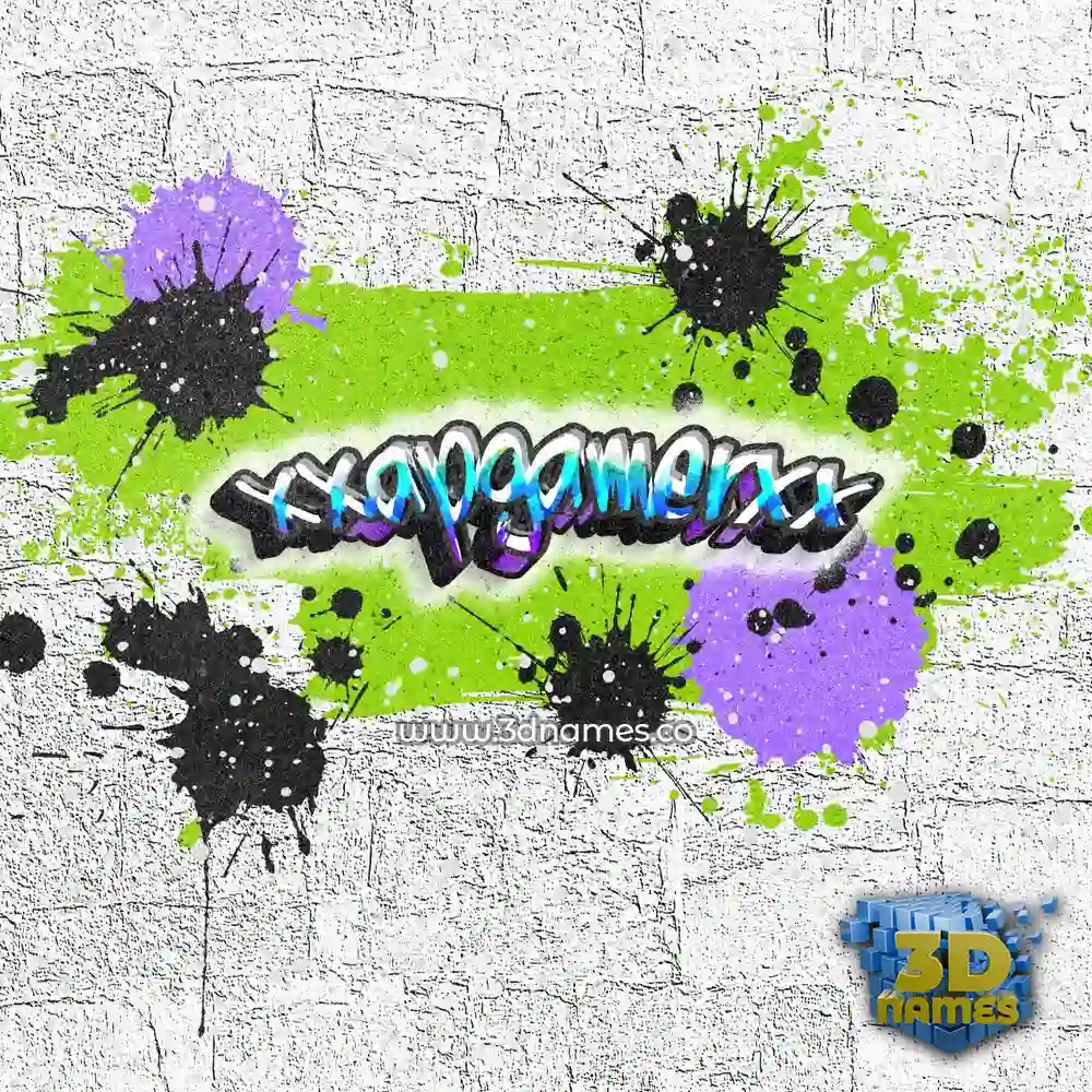 xxapgamerxx in Graffiti Grunge style - 3D name wallpaper