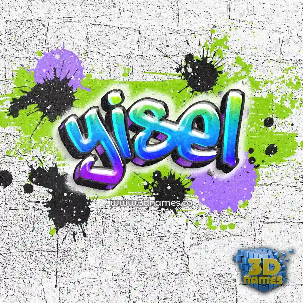 yisel in Graffiti Grunge style - 3D name wallpaper