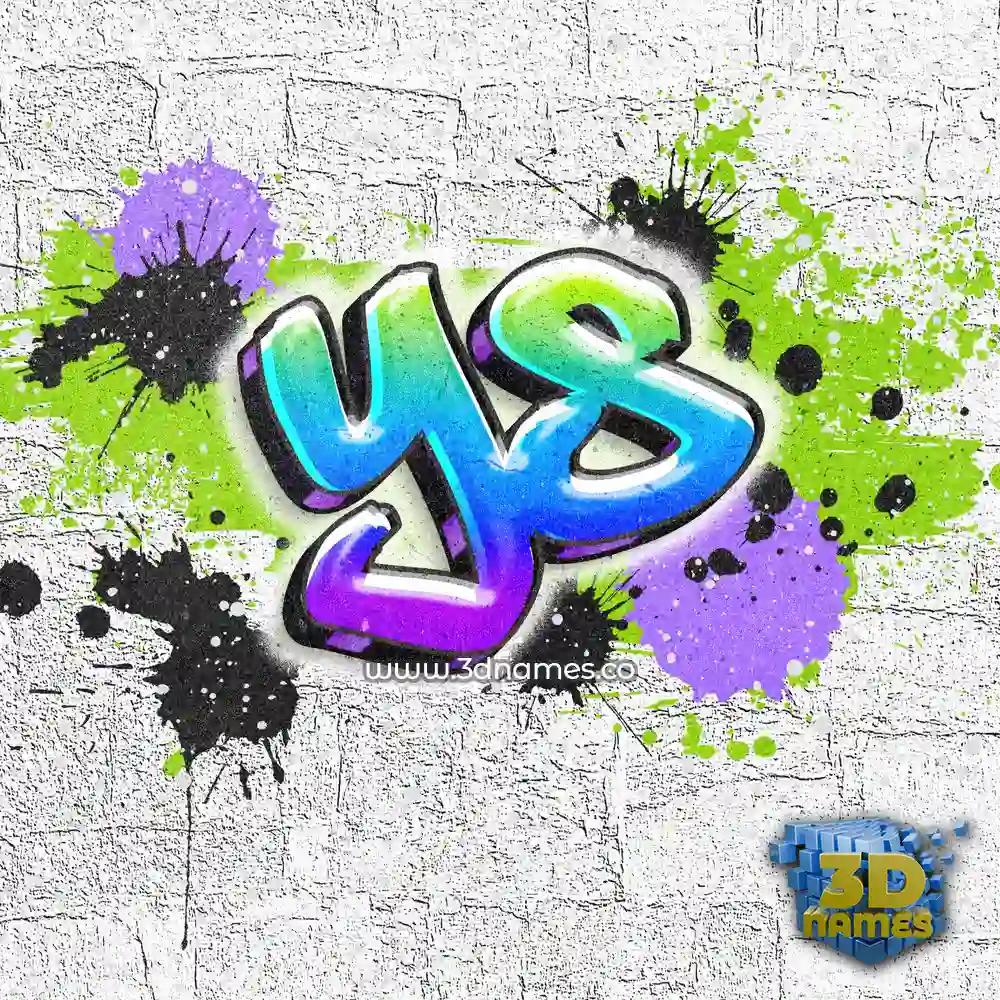 ys in Graffiti Grunge style - 3D name wallpaper