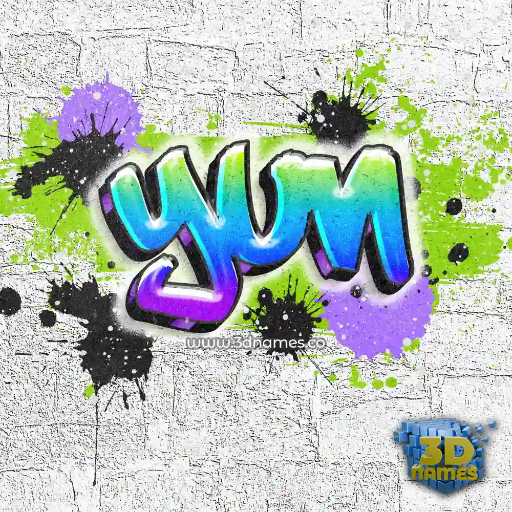 yun in Graffiti Grunge style - 3D name wallpaper