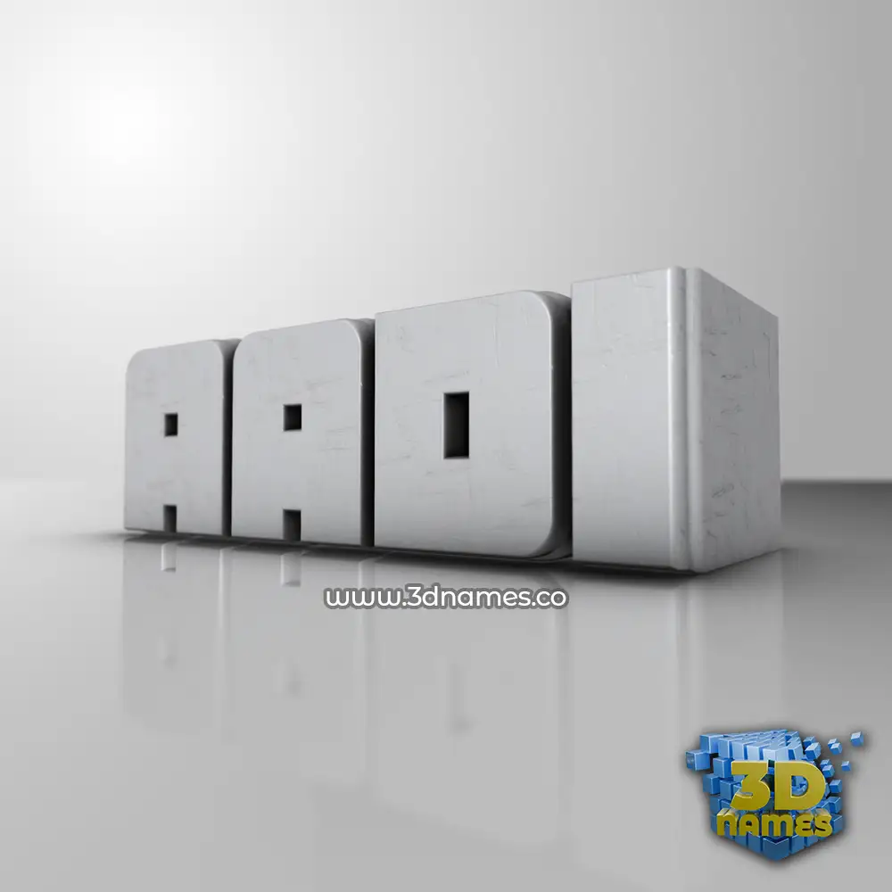 aadi in White Metro style - 3D name wallpaper
