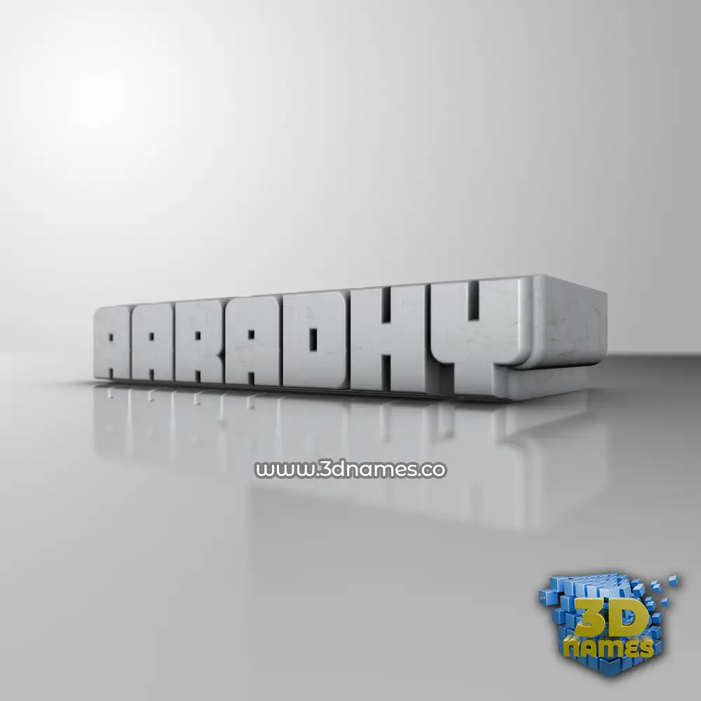 aaradhy in White Metro style - 3D name wallpaper