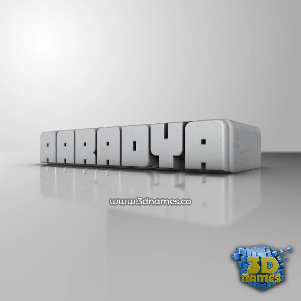 aaradya in White Metro style - 3D name wallpaper