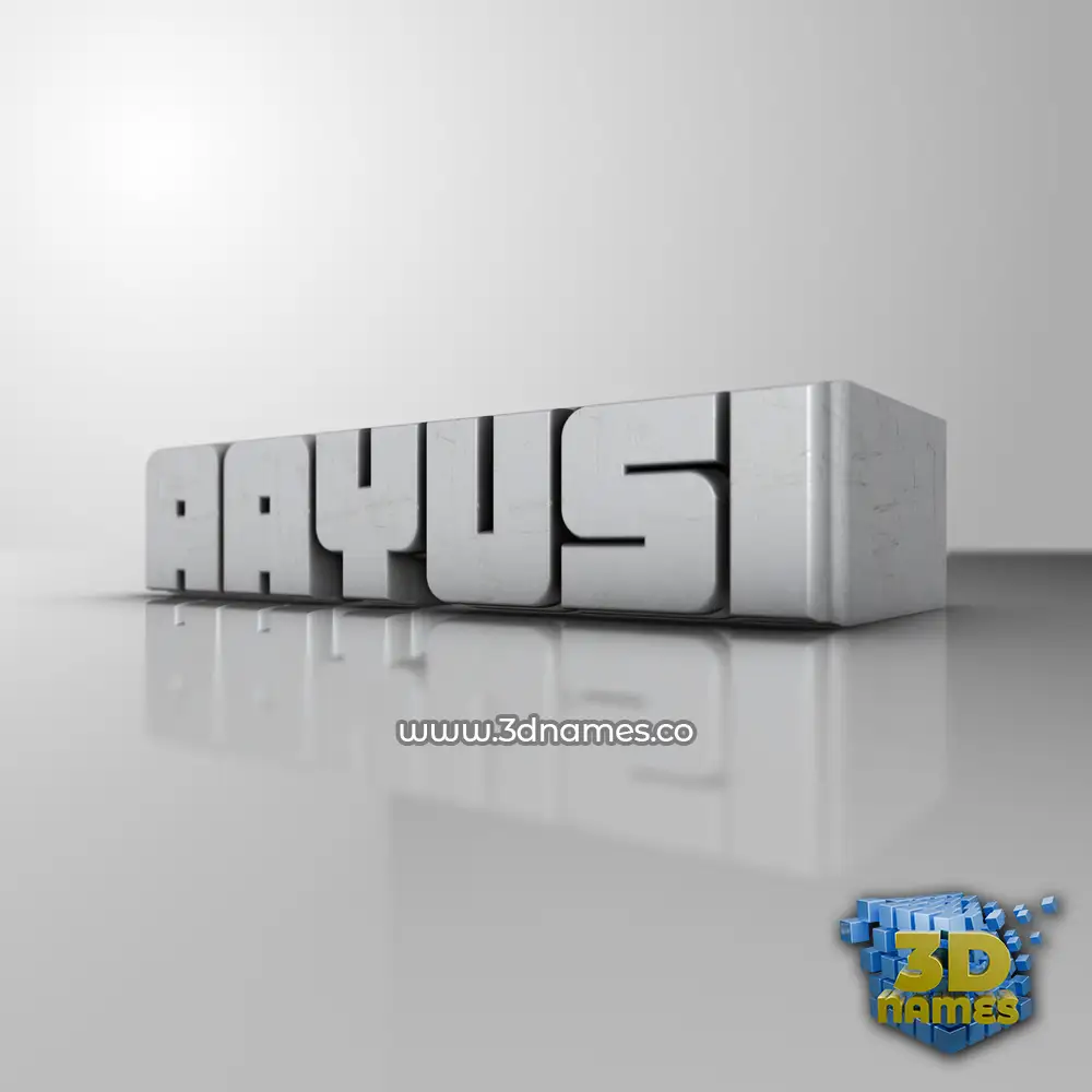 aayusi in White Metro style - 3D name wallpaper