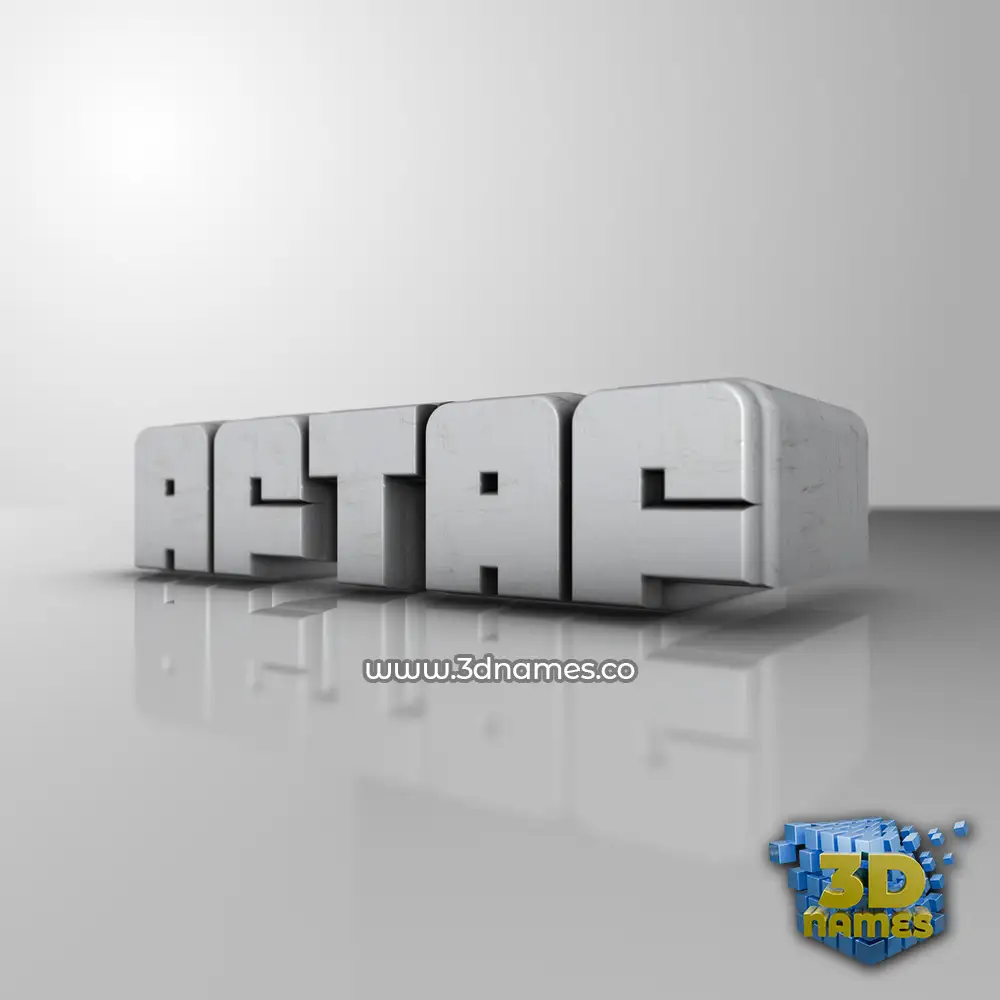 aftaf in White Metro style - 3D name wallpaper