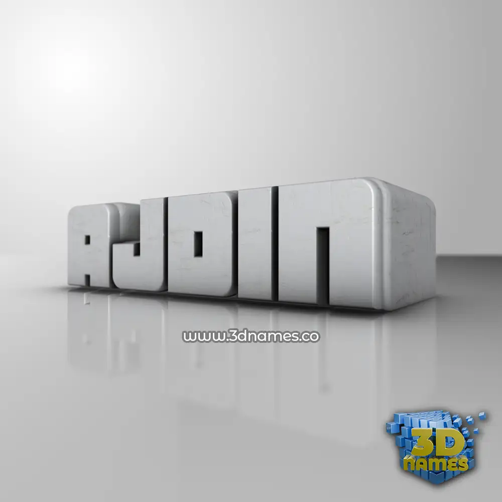 ajdin in White Metro style - 3D name wallpaper