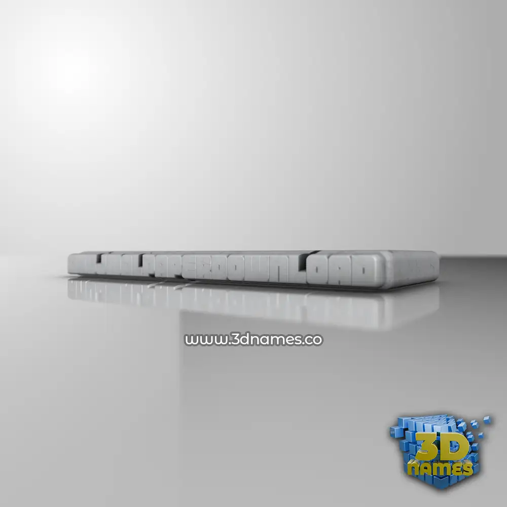 anujwalpaperdownload in White Metro style - 3D name wallpaper