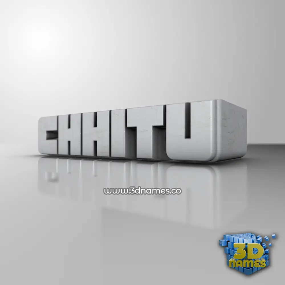 chhitu in White Metro style - 3D name wallpaper