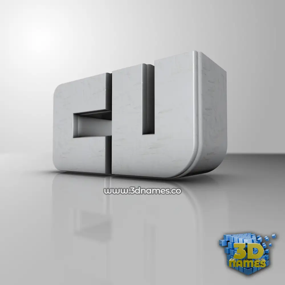 cv in White Metro style - 3D name wallpaper