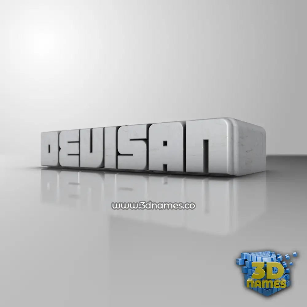 devisan in White Metro style - 3D name wallpaper