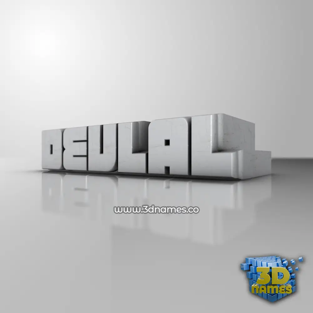 devlal in White Metro style - 3D name wallpaper