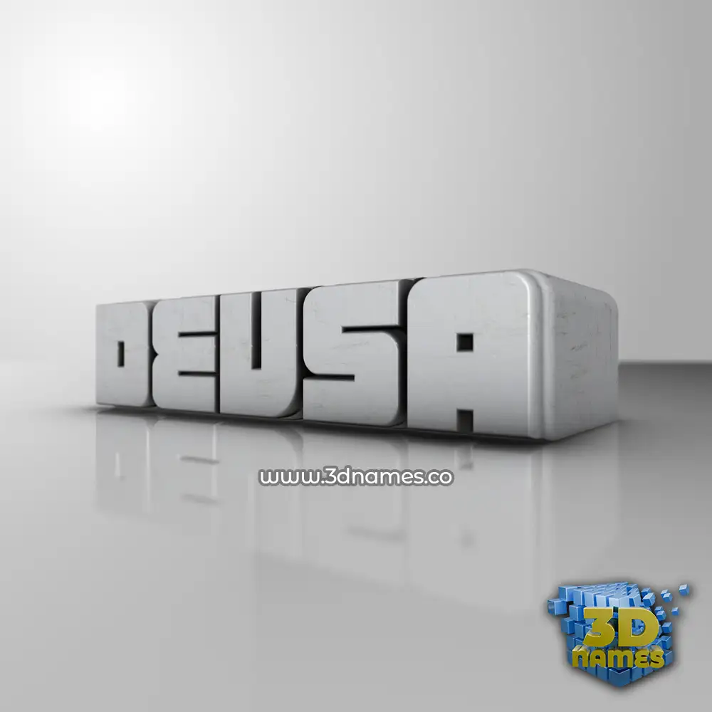 devsa in White Metro style - 3D name wallpaper