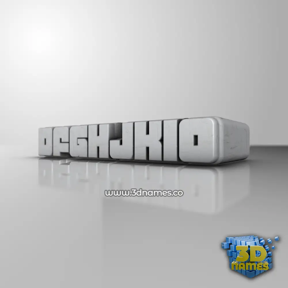 dfghjkio in White Metro style - 3D name wallpaper