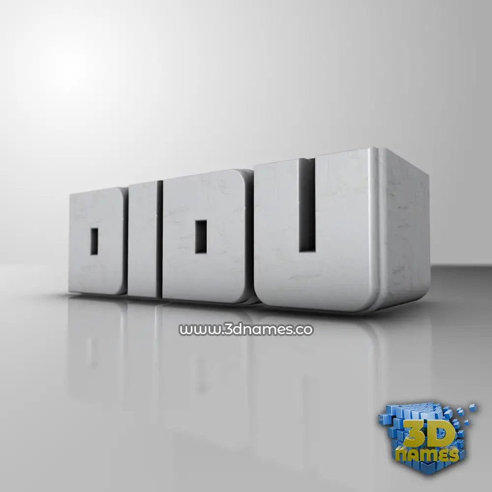 didu in White Metro style - 3D name wallpaper