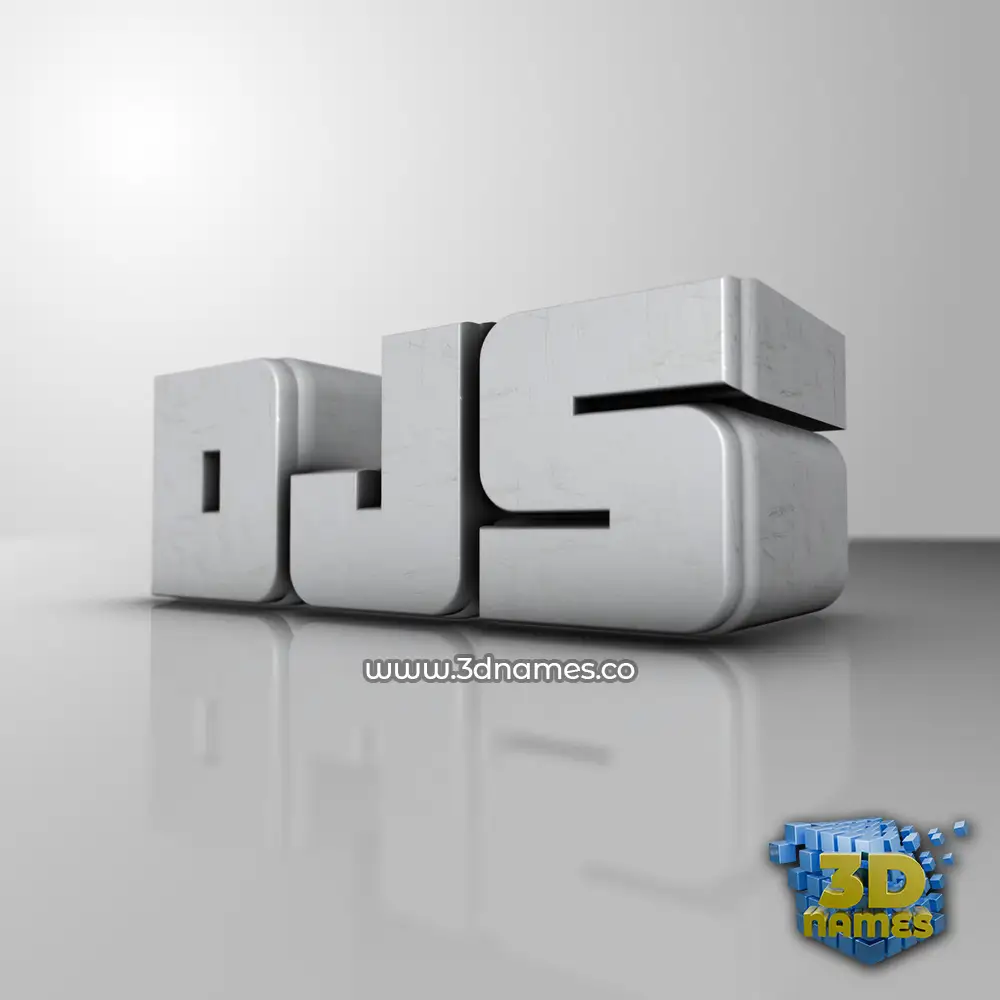 djs in White Metro style - 3D name wallpaper