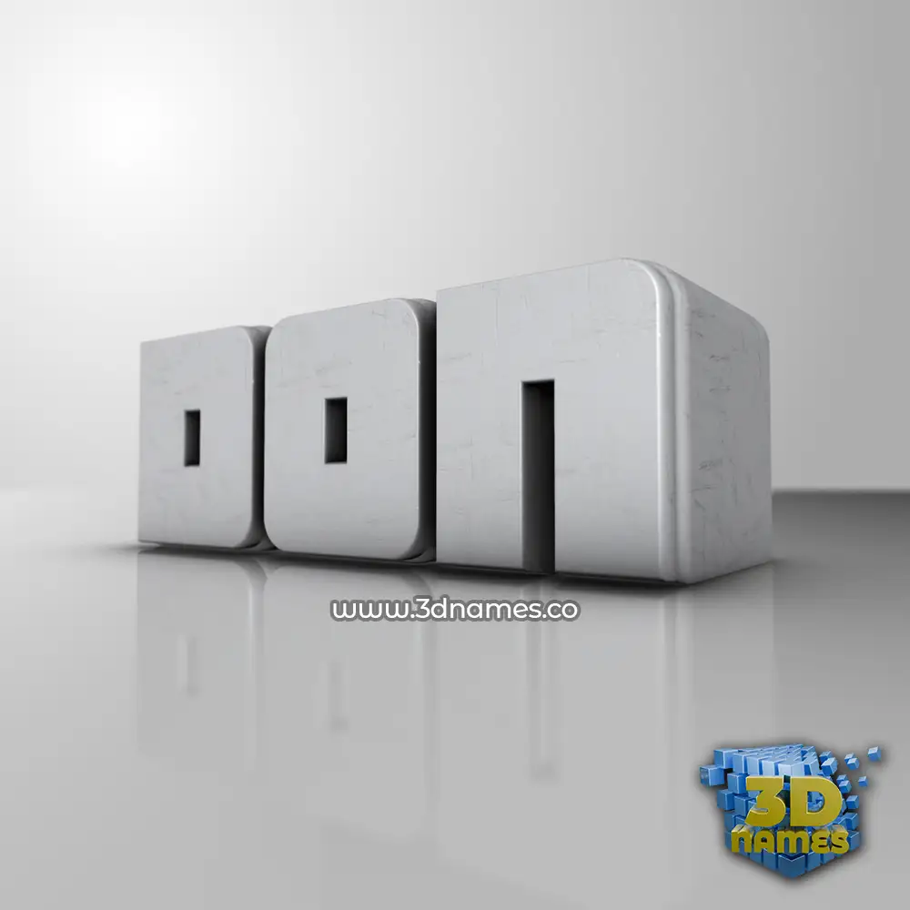 don in White Metro style - 3D name wallpaper